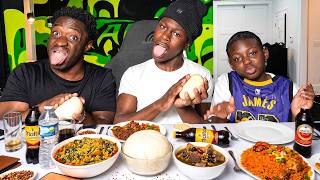 Rakai, Suburb Baby & Bilzo NIGERIAN MUKBANG 😂🔥!