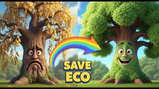 🌳This Tree is Crying! Learn Water Saving Tips with Eco-Guardians