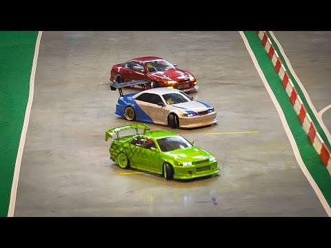 RC DRIFT CAR RACE MODELS IN SLOW MOTION AND TIME LAPSE ACTION