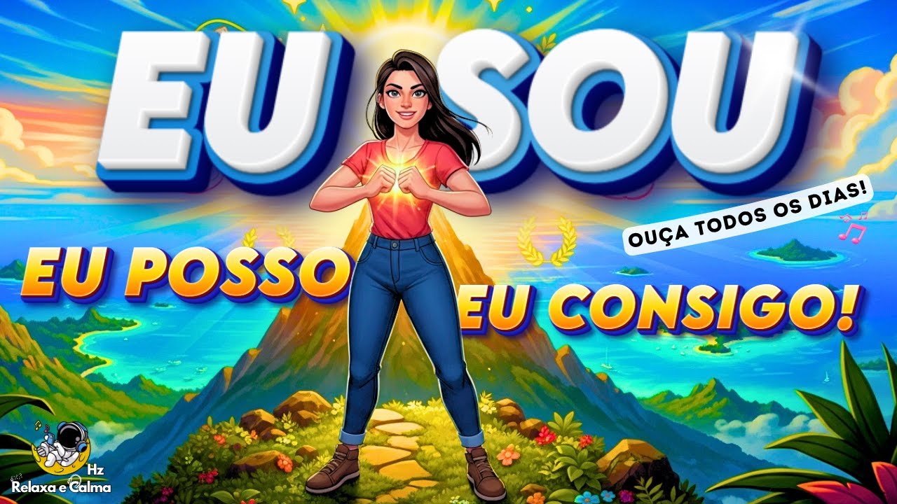 Consigo 💪 EU SOU • EU POSSO • EU CONSIGO! | Afirmações que TRANSFORMAM Sua ...