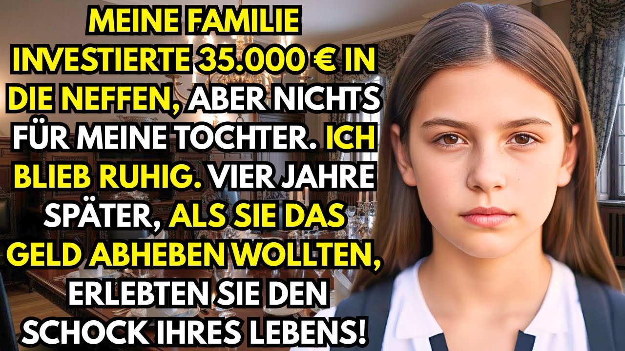 Oma gab allen 35K € fürs Studium – außer meiner Tochter. Ihr Grund machte mich krank.