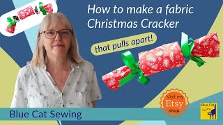 Christmas Cracker Sewing Tutorial