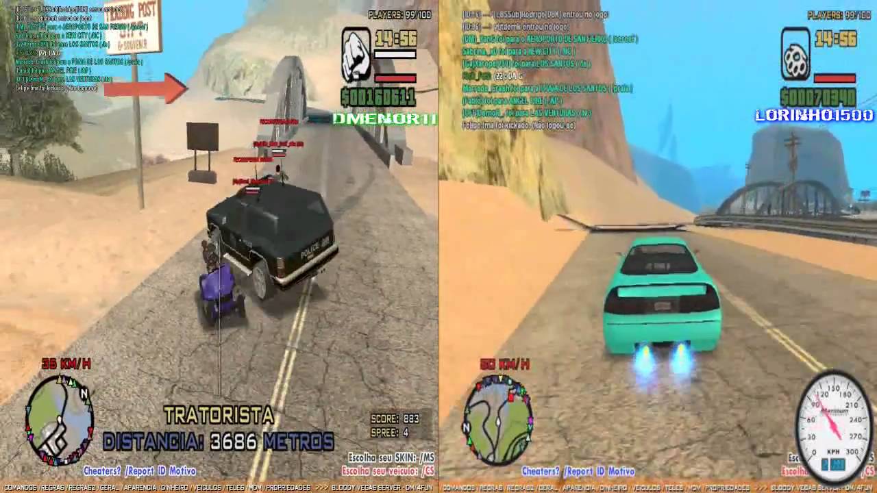 GTA San Andreas Multiplayer (01) Mistério, Bug e Lets Play em 26