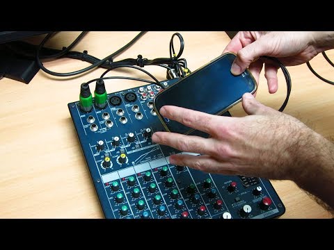 CÓMO CONECTAR EL ORDENADOR o TELÉFONO MÓVIL AL MIXER sin dañarlos con la PHANTOM - ¡NUNCA CON XLR!