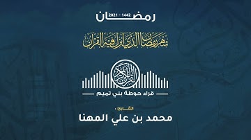 صلاة التراويح لليلة الرابعة والعشرين  من رمضان ١٤٤٢ القارئ محمد بن علي المهنا