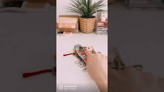 Make macrame wristlet with me