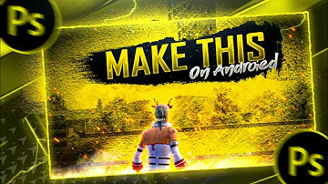 🔥Make This Amazing Pubg Mobile Montage Thumbnail | Pubg montage thumbnail TUTORIAL | sorif1