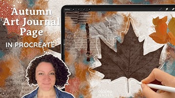Create an Autumn Art Journal Page in Procreate | Cozy Mixed Media Collage Tutorial