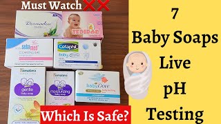 7 Baby Soaps pH Testing|Which One Is Good Baby Soap pH Level Live Test Result| In Tamil| Best Soap