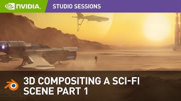 [Blender] 3D Compositing a Sci-Fi Scene Part 1: Landscape