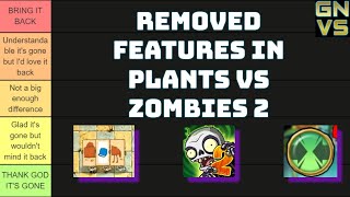 Plants VS Zombies 2 Removed Features TIER LIST screenshot 3