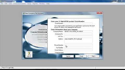 Video pembuatan Data Awal