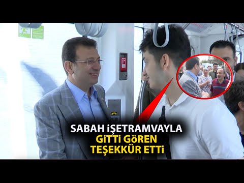 Ekrem İmamoğlu sabah
