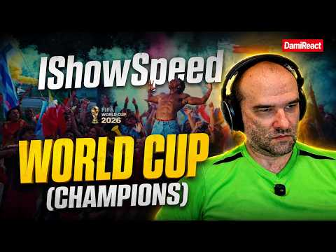IShowSpeed - World Cup (Champions) [Official Music Video] | First Reaction