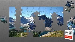 Mountains puzzle #naturepuzzle screenshot 1