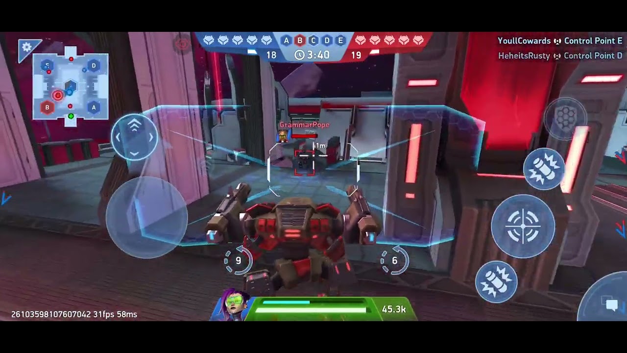 Mech arena part-4 [Control clash point] gameplay #MechArena # ...