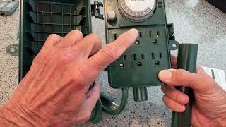 Unboxing 24 Hour OutDoor Mechanical Timer BN Link