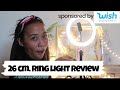 26 CM. RING LIGHT REVIEW FROM WISH.COM || Yani Gomez