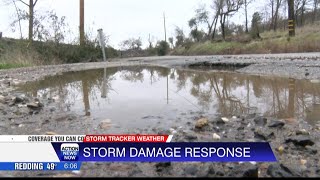 PG&E storm damage response