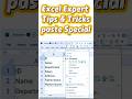 Paste Special Transpose in Excel | One Click Rows to Columns #exceltips#exceltricks#course