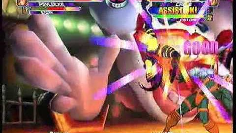 MvC2 Online (360): Brett (MSP) vs useleSSSavant (Cab/Sent/Cyke) 55 .:1.12.11:.