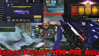 Crisis Action #43 (Upgrade Retdin Knight M38 And Pve Hell Solo Rang SS 100% Lost Round But Won SS😏)