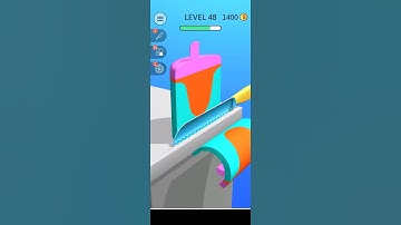 ASMR Slicing Gameplay Level 48 #shorts #asmrslicing