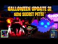 Halloween Update 3! New Secret Pets! Mining Simulator 2