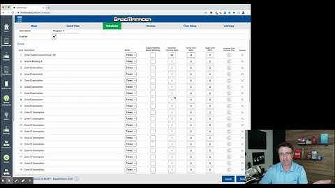 How to Set a Schedule on Baseline BaseStation 3200
