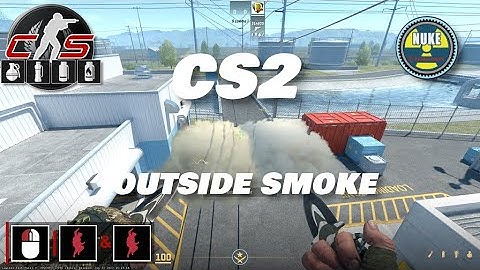 CS2 - Smoke Nuke T Spawn to wall T Red (one spot)