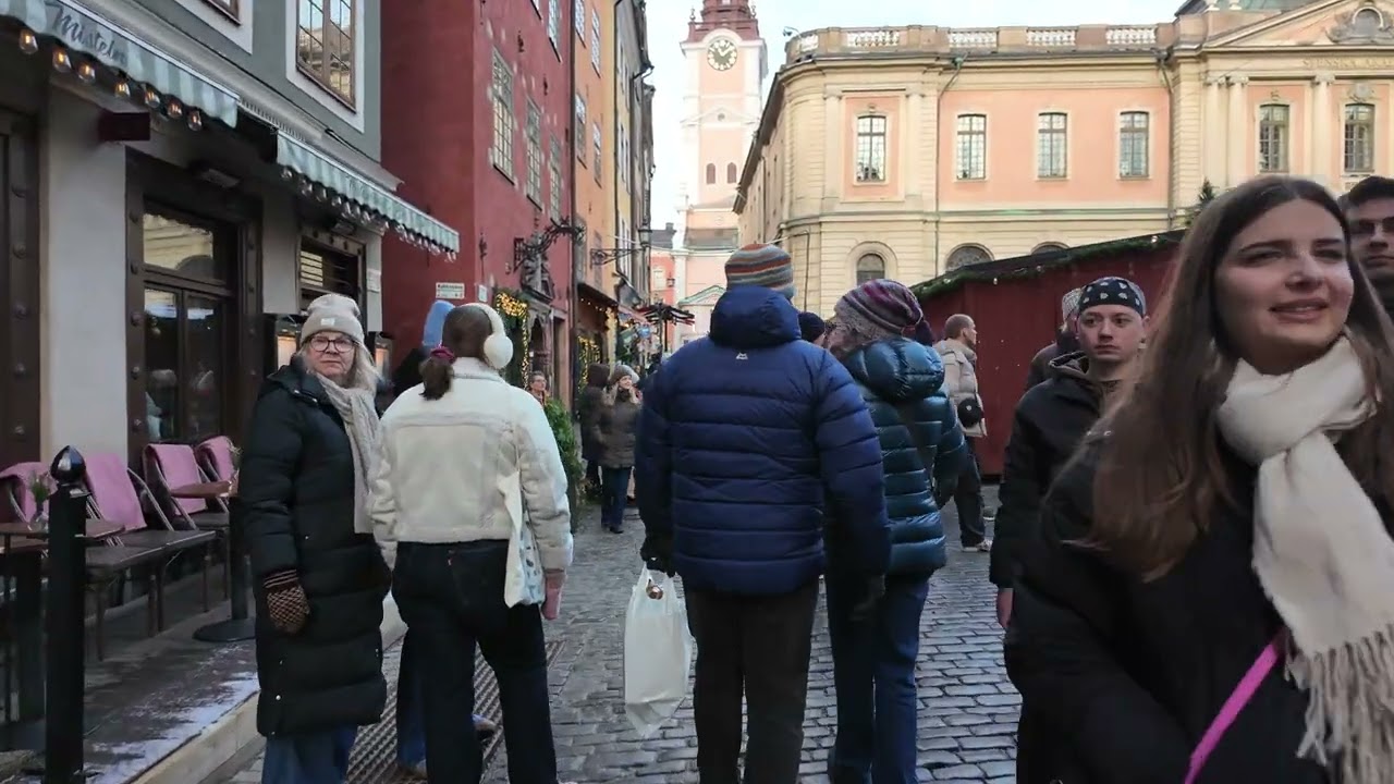 Gamla Stan City Centre Winter Walk in Stockholm 🌞💸 | Sweden’s Capital in 4K 🇸🇪  Stockholm UHD
