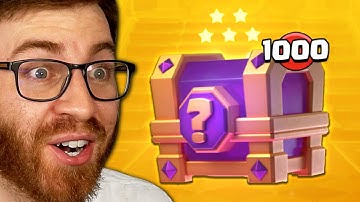 I Opened 1000 NEW LUCKY CHESTS in Clash Royale.. Here