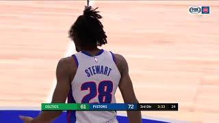 Jaylen Brown gets called for an offensive foul