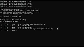 Command Prompt 2022 11 14 For8.8.8.8 &Tracert