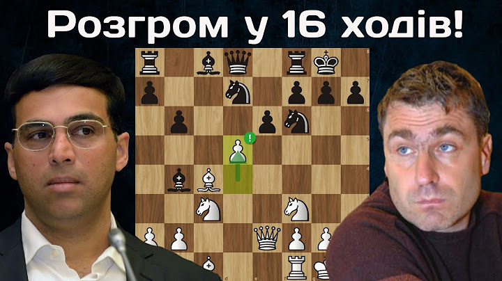 Сенсаційна перемога українця! Василь Іванчук - Вішванатан Ананд . Леон 2008. Шахи