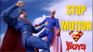 SUPERMAN vs HOMELANDER - stop Motion Fight