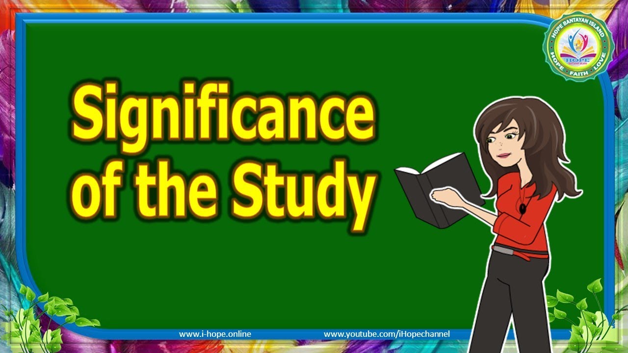 examples of significance of the study in research