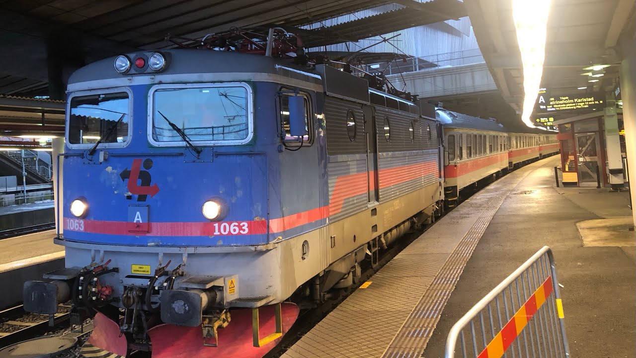 Stockholm Centralstation. Swedish train videos.