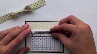 Seasonal Saturday: Desk Calendar - Part 1