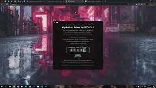 The ultimate solver for WORDLE