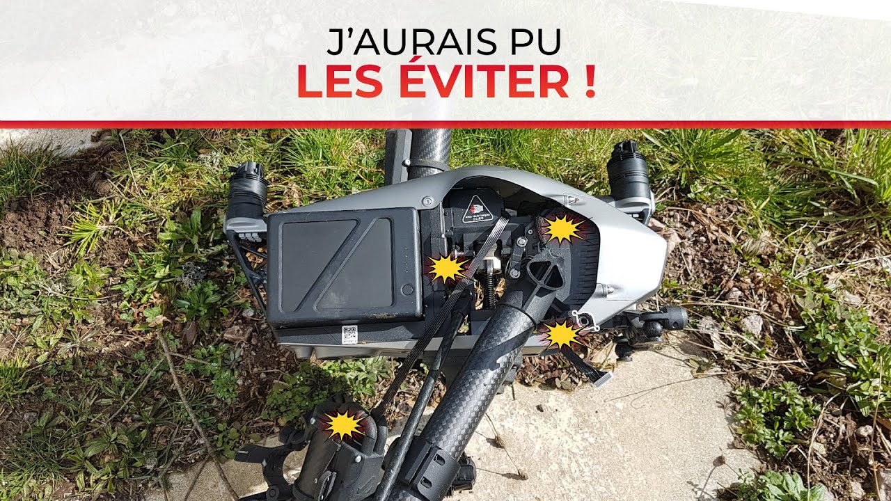 J'ai crashé mon DJI Inspire 2 ( 3 FOIS !!! ) - Retours d'expériences