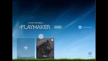 iPad V1.5 - Add a Playbook - Flag Football Playmaker iPad App - Tutorial 1