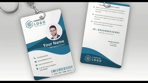 ID Card Design Tutorial in MS Word   How to create Identity Card using Microsoft Word 2007 or 2010