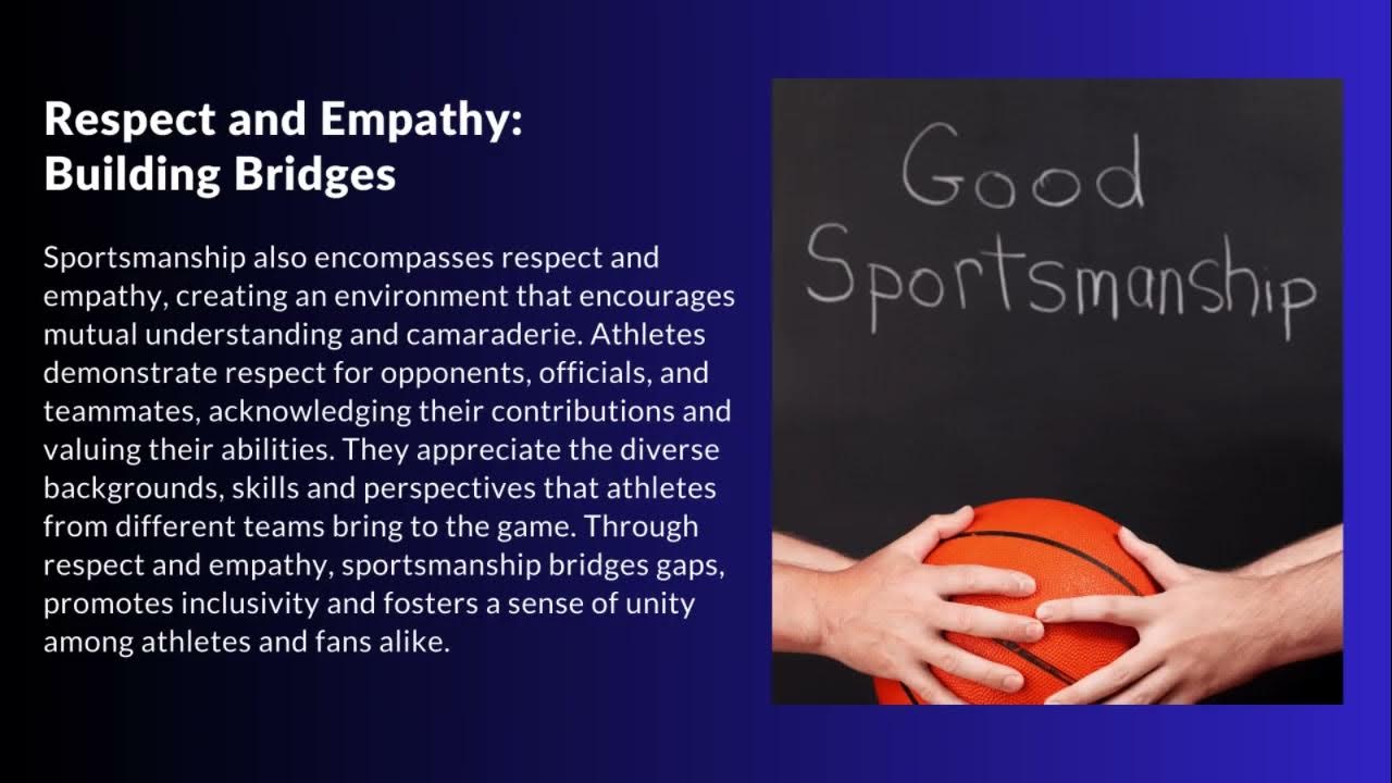 Sportsmanship The Essence of Fair Play and Respect in Competitive