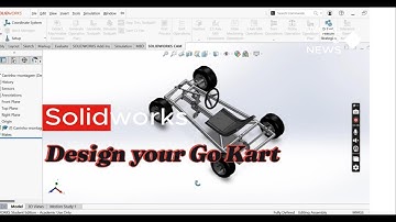 SolidWorks 3D Go Kart Modeling and Design File in The Description #3dmodeling #solidworks #tutorial