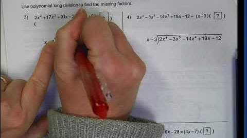 The Missing Factor Video Notes