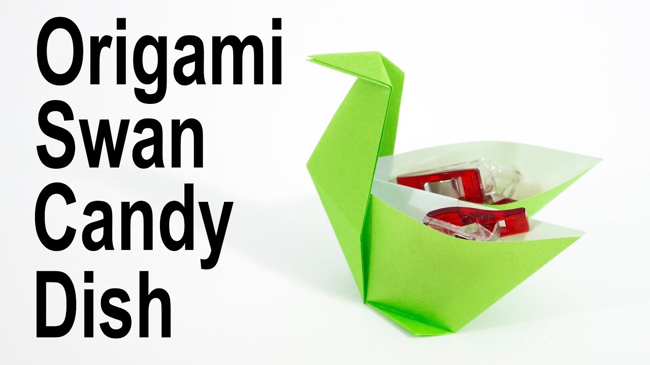 Origami Swan Candy Dish Tutorial (Traditional)
