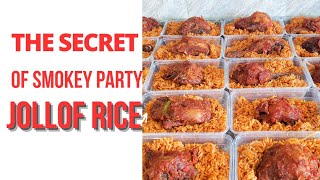 HOW TO MAKE NIGERIAN SMOKEY PARTY JOLLOF RICE FOR GETTOGETHER WITHOUT FIREWOOD/Jollof rice recipe