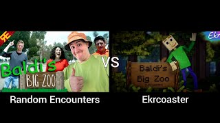 Baldi's Basics Song - Baldi's Big Zoo Part 1 (Random Encounters vs Ekrcoaster)