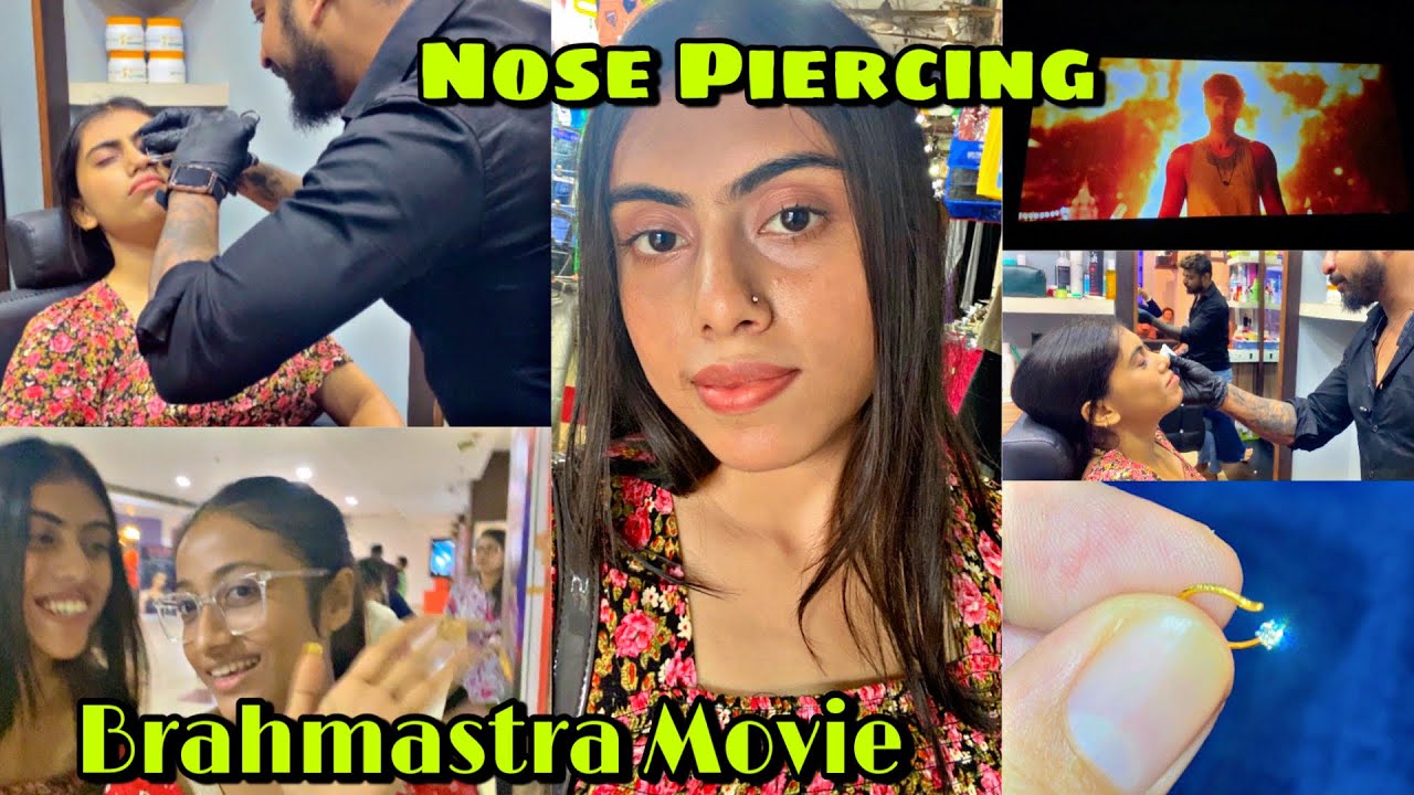 Nose piercing Vlog 2nd day of Brahmastra Movie banglavlog YouTube